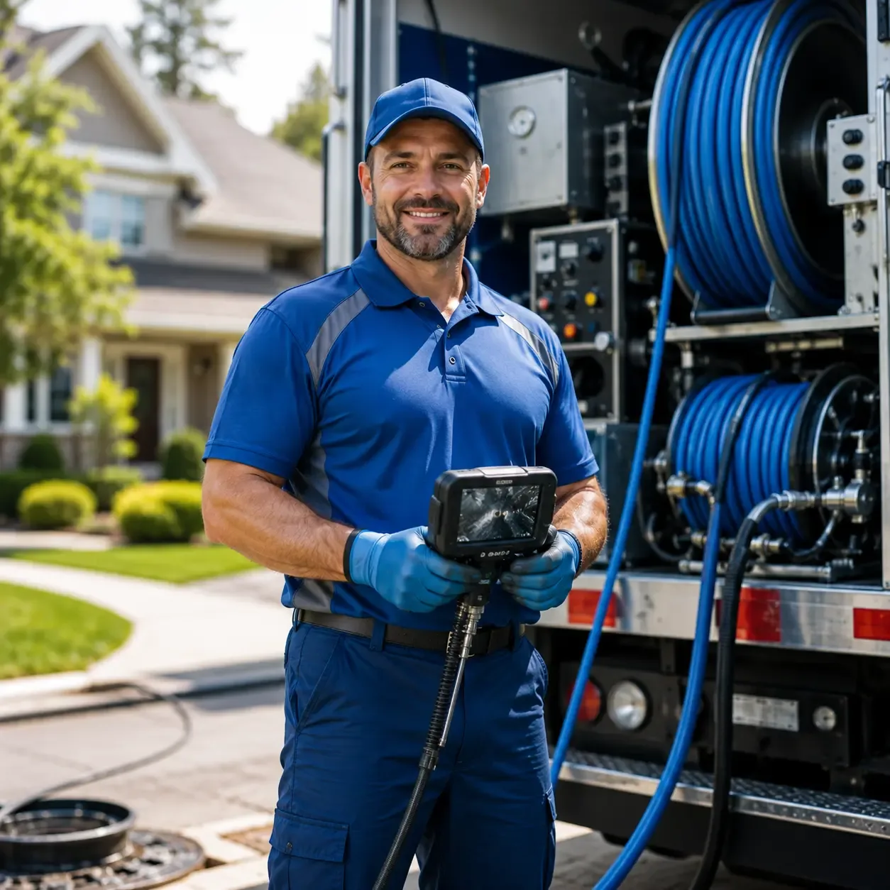 Local outdoor drain cleaning specialists in Collyer, KS